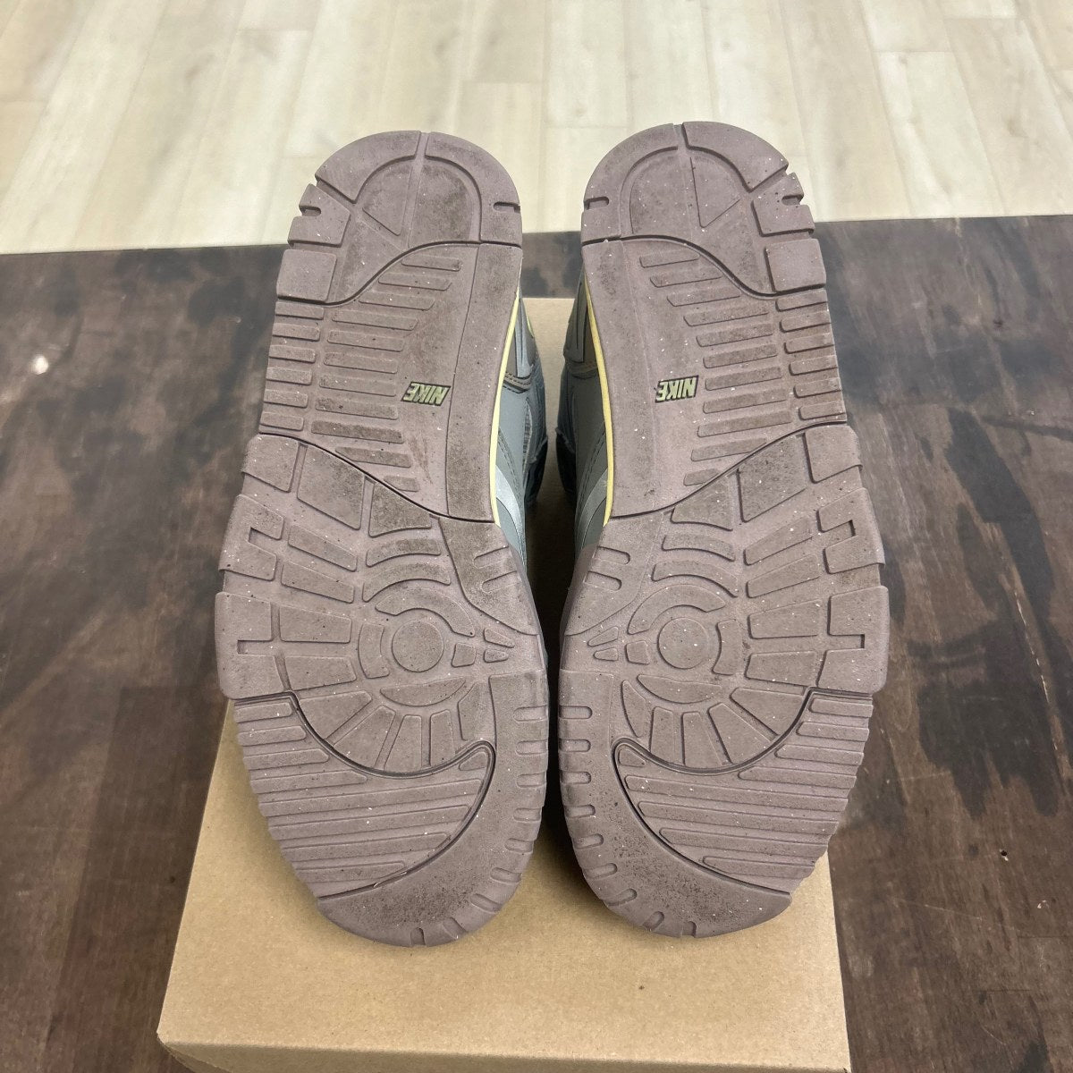 Nike Air Trainer 1 Utility SP Light Smoke Grey Honeydew Particle Grey Size 8.5 (Pre-Owned) - Image 5