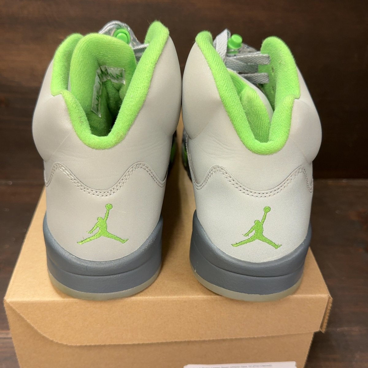 Jordan 5 Retro Green Bean (2022) Size 10 (Pre-Owned) - aux
