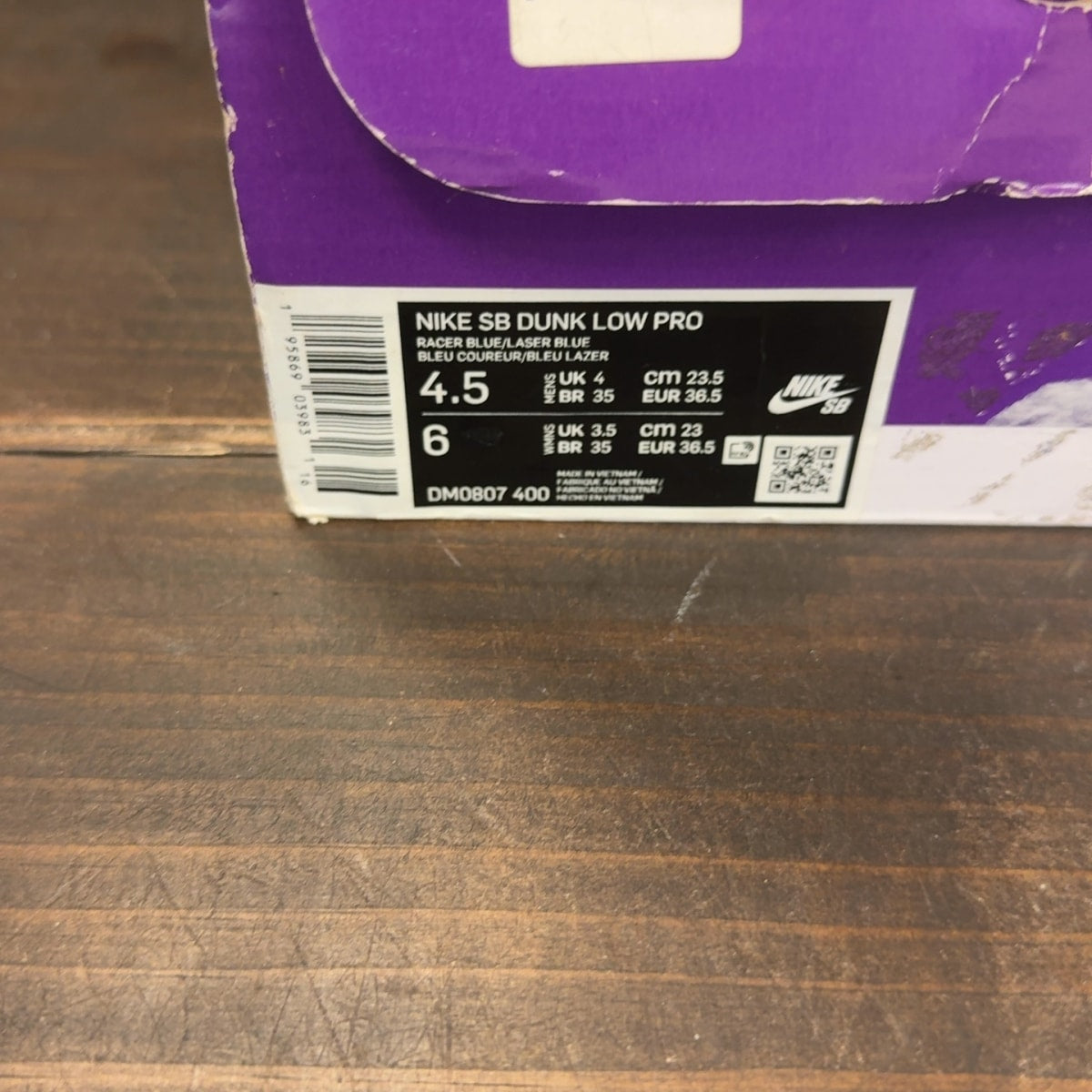 Nike SB Dunk Low Blue Raspberry - Image 8