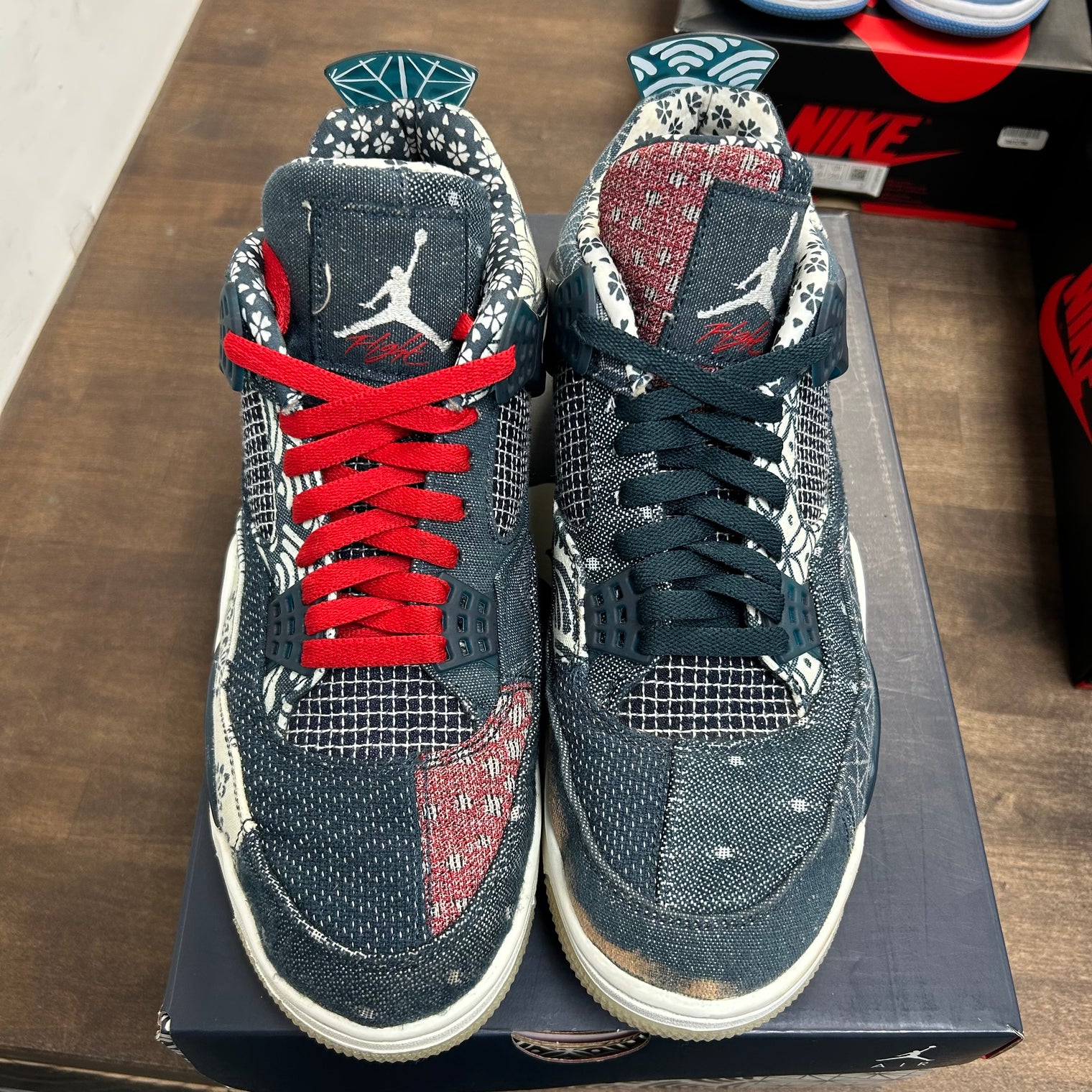 Sashiko Jordan 4 Retro (USED)