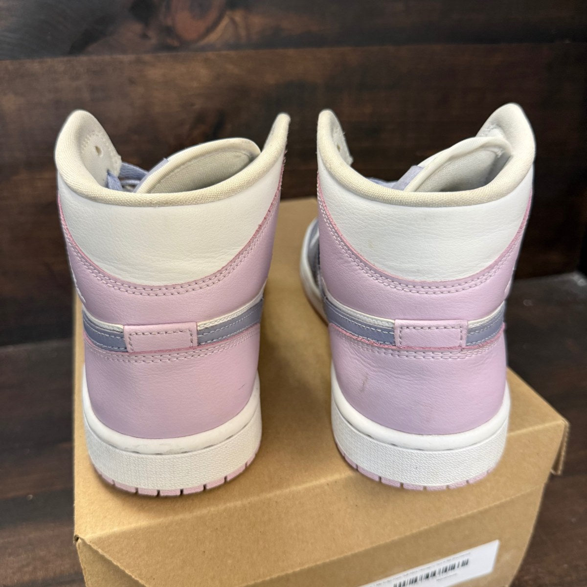 Jordan 1 Mid Indigo Haze Doll White (Women's) Size 8.5W (Pre-Owned) - Image 3