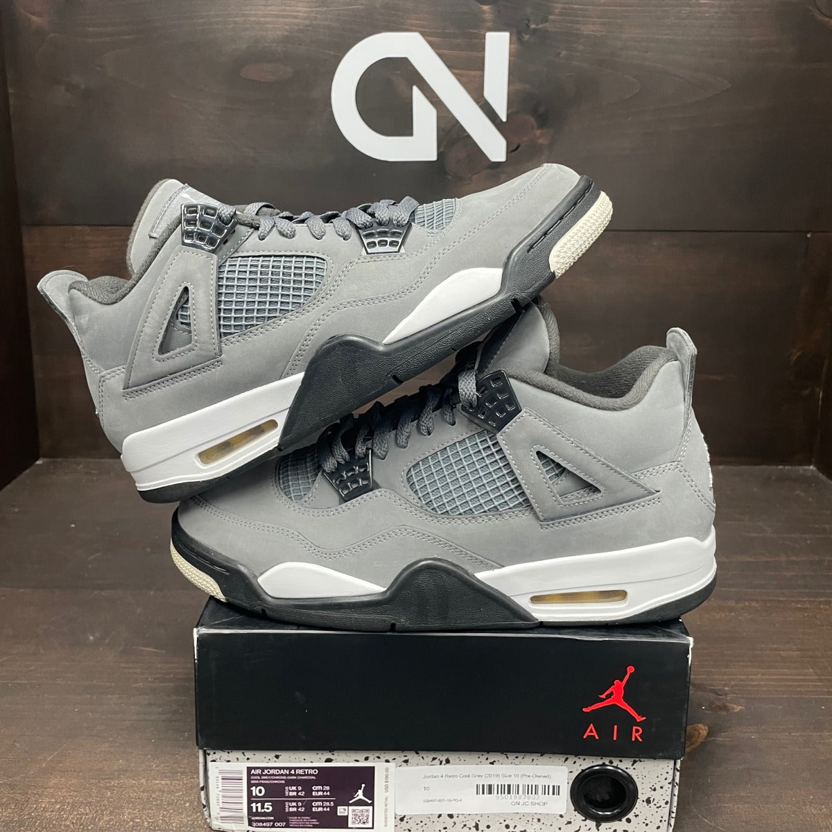 Jordan 4 Retro Cool Grey (2019) - Image 1