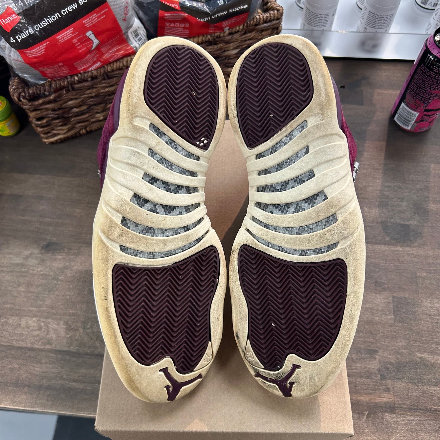 Bordeaux Jordan 12 Retro (USED, No Box)