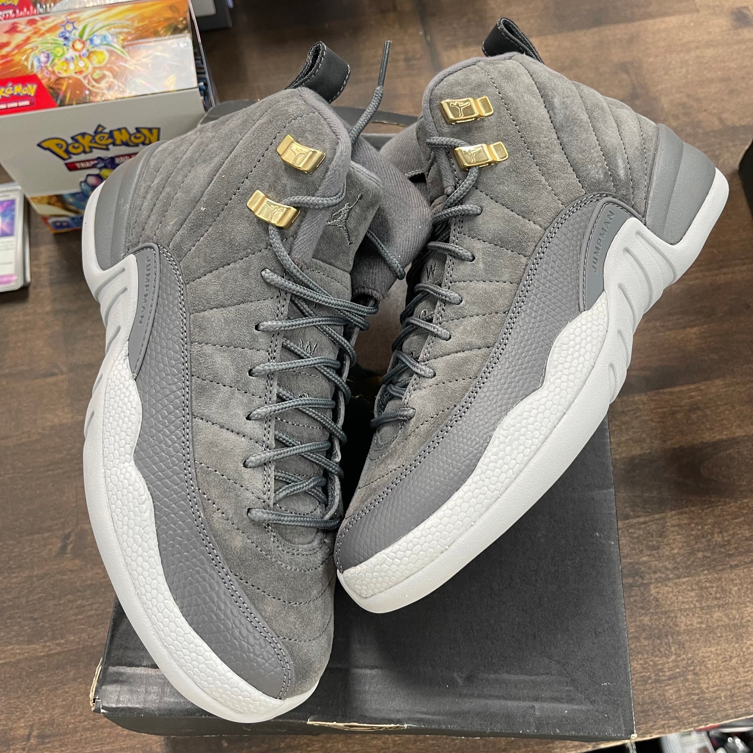 (GS) Dark Grey Jordan 12