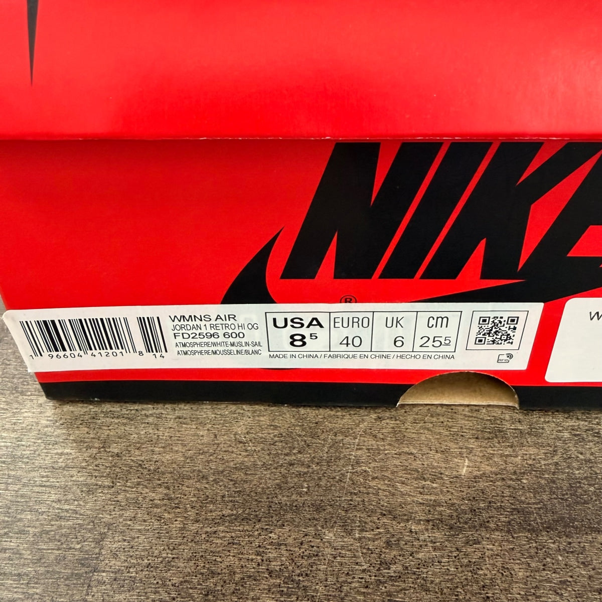 Jordan 1 Retro High OG Washed Pink (Women's) - Image 6