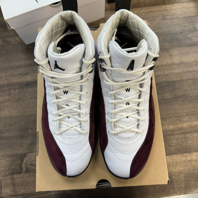 (W) White A Ma Maniere Jordan 12 Retro (USED)