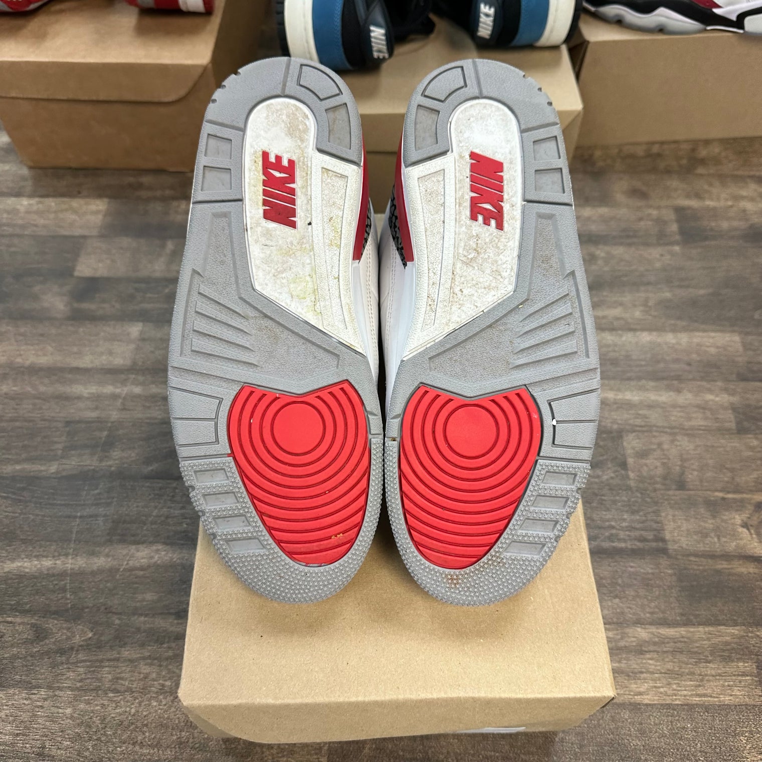 Fire Red Jordan 3 Retro (Used, No Box)