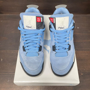 Jordan 4 Retro University Blue Size 10 (Pre-Owned) - back