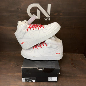Nike Air Force 1 Mid Supreme White - Image 1