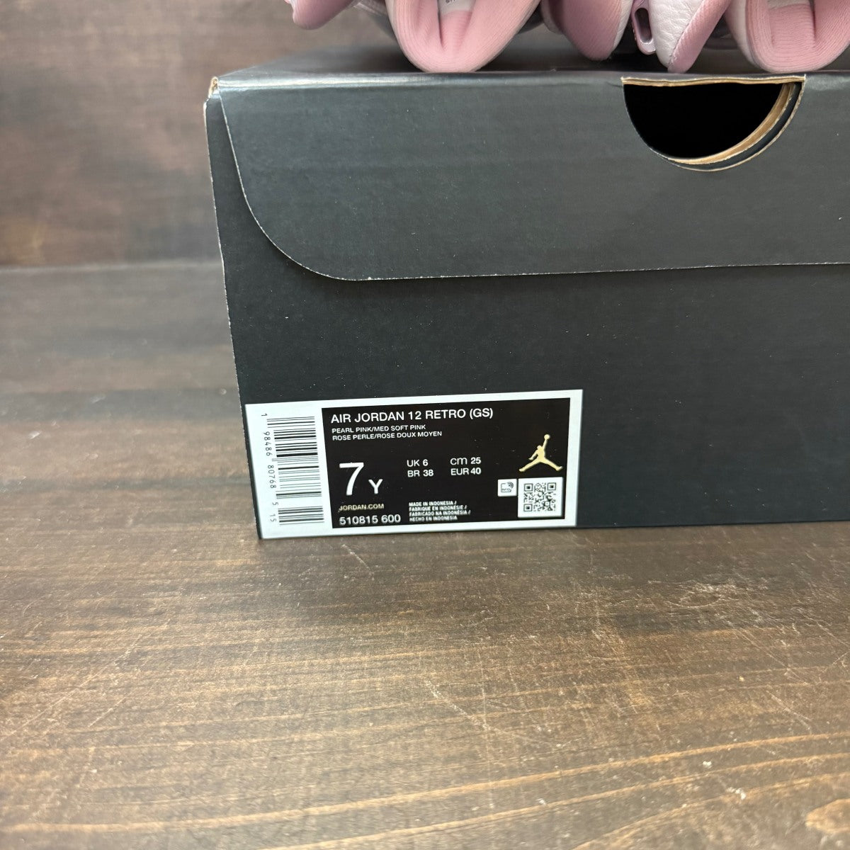 Jordan 12 Retro Pearl Pink (GS) - Image 6