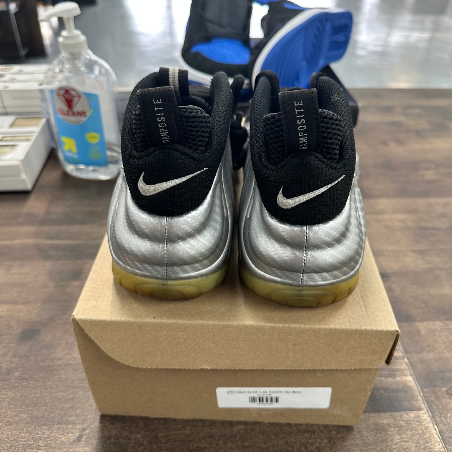 Nike Air Foamposite One Silver Surfer (USED, No Box)