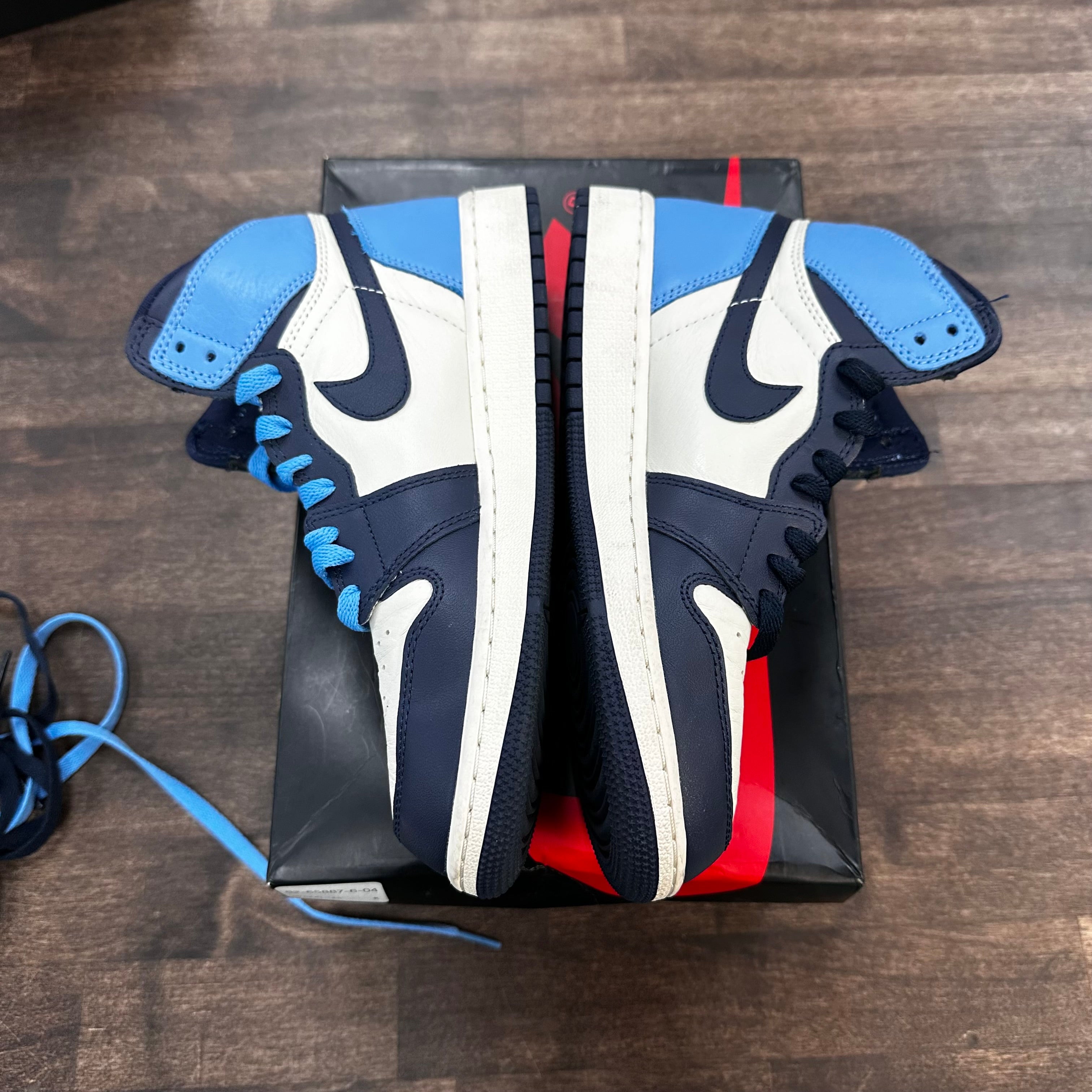 Jordan Obsidian Jordan 1 High (GS) (USED) Size 6Y (Pre-Owned) - Image 2