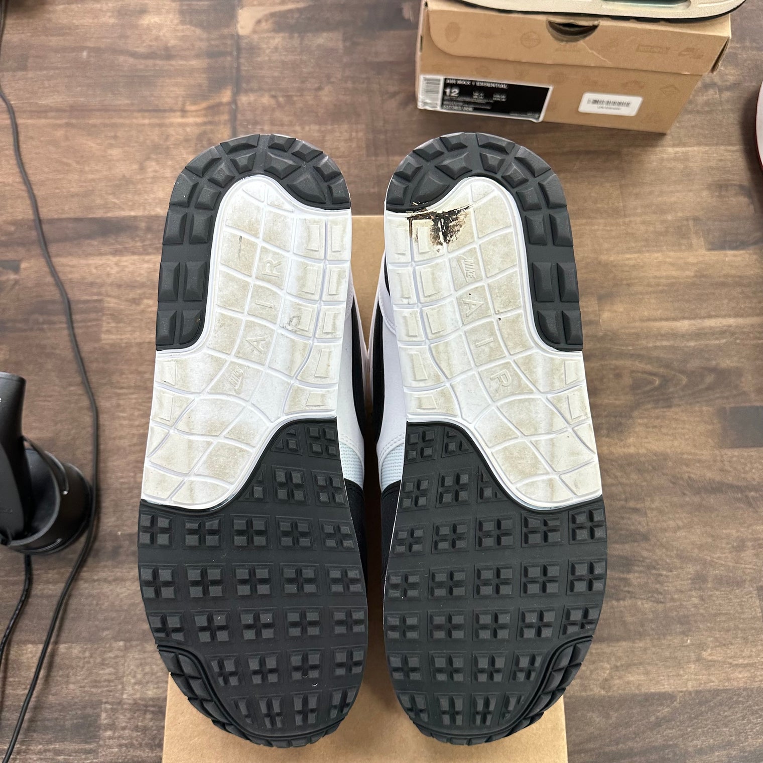 White Black Nike Air Max 1 86 OG Golf (USED, No Box)