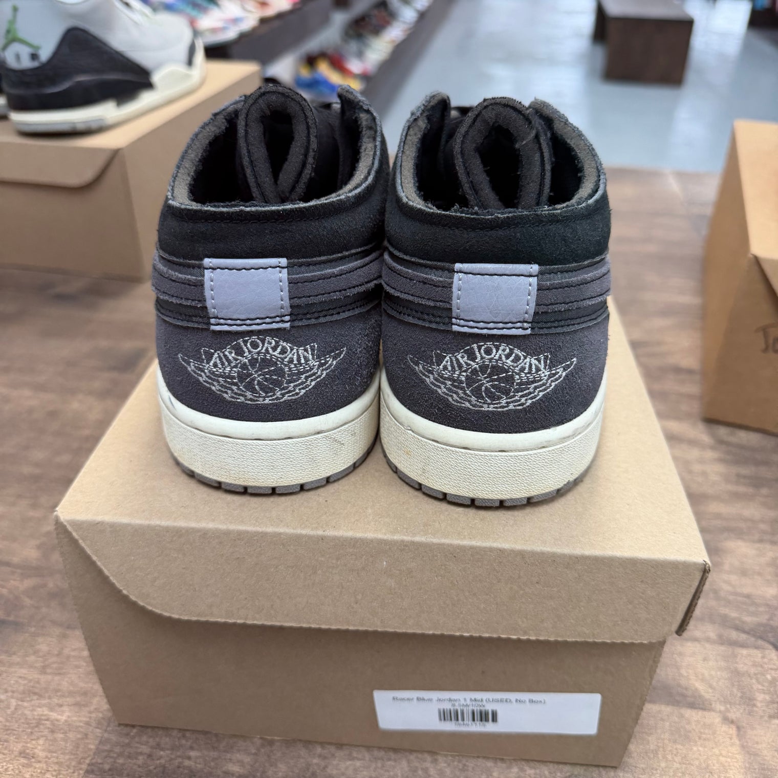 Craft Inside Out Black Jordan 1 Low (USED, No Box)