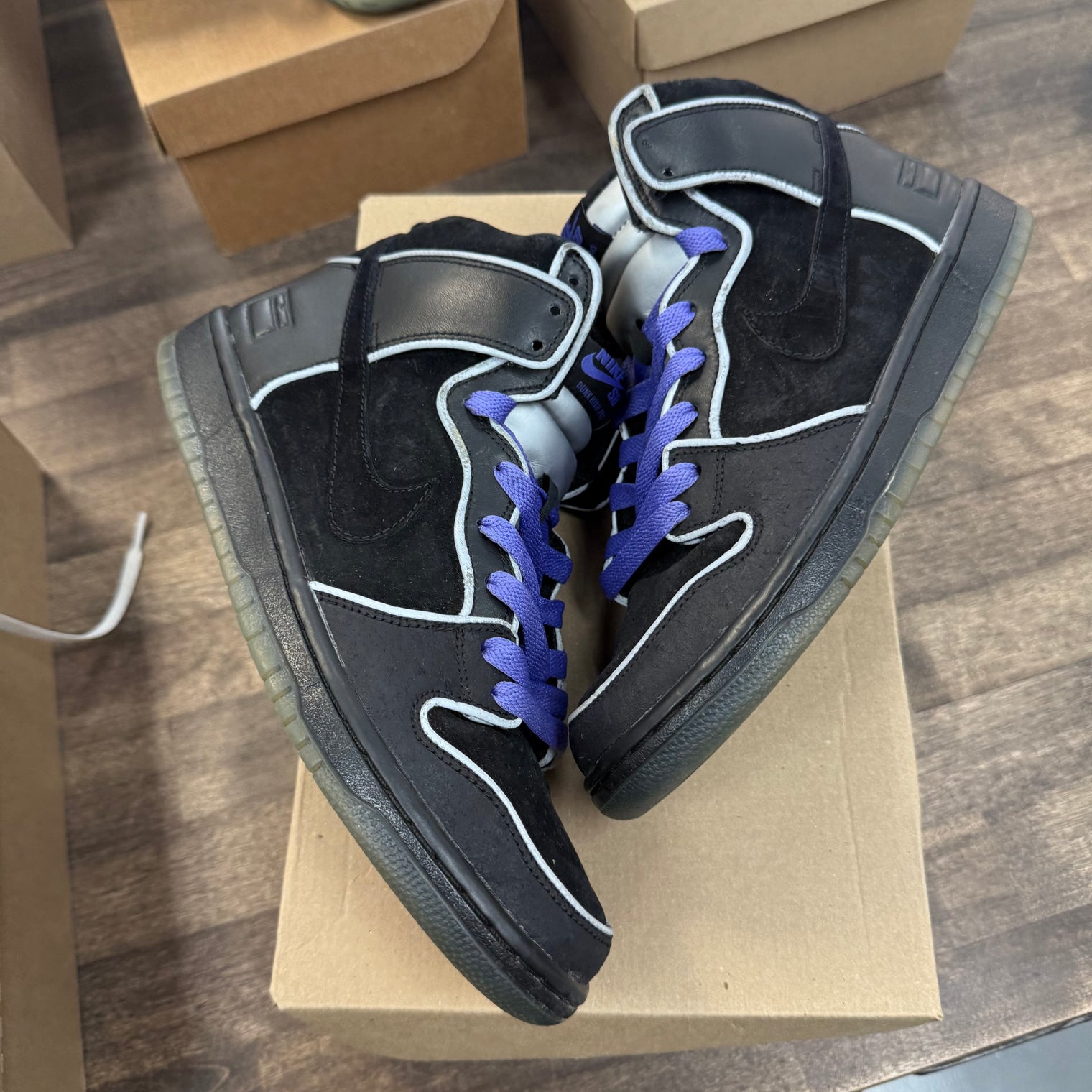 Nike SB Dunk High Purple Box (USED, No Box)