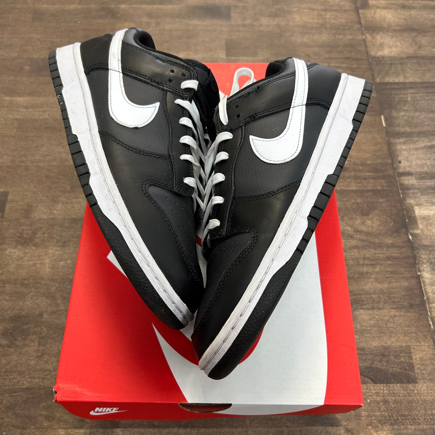 Anthracite Black White Dunk Low (Used, Replacement Box)