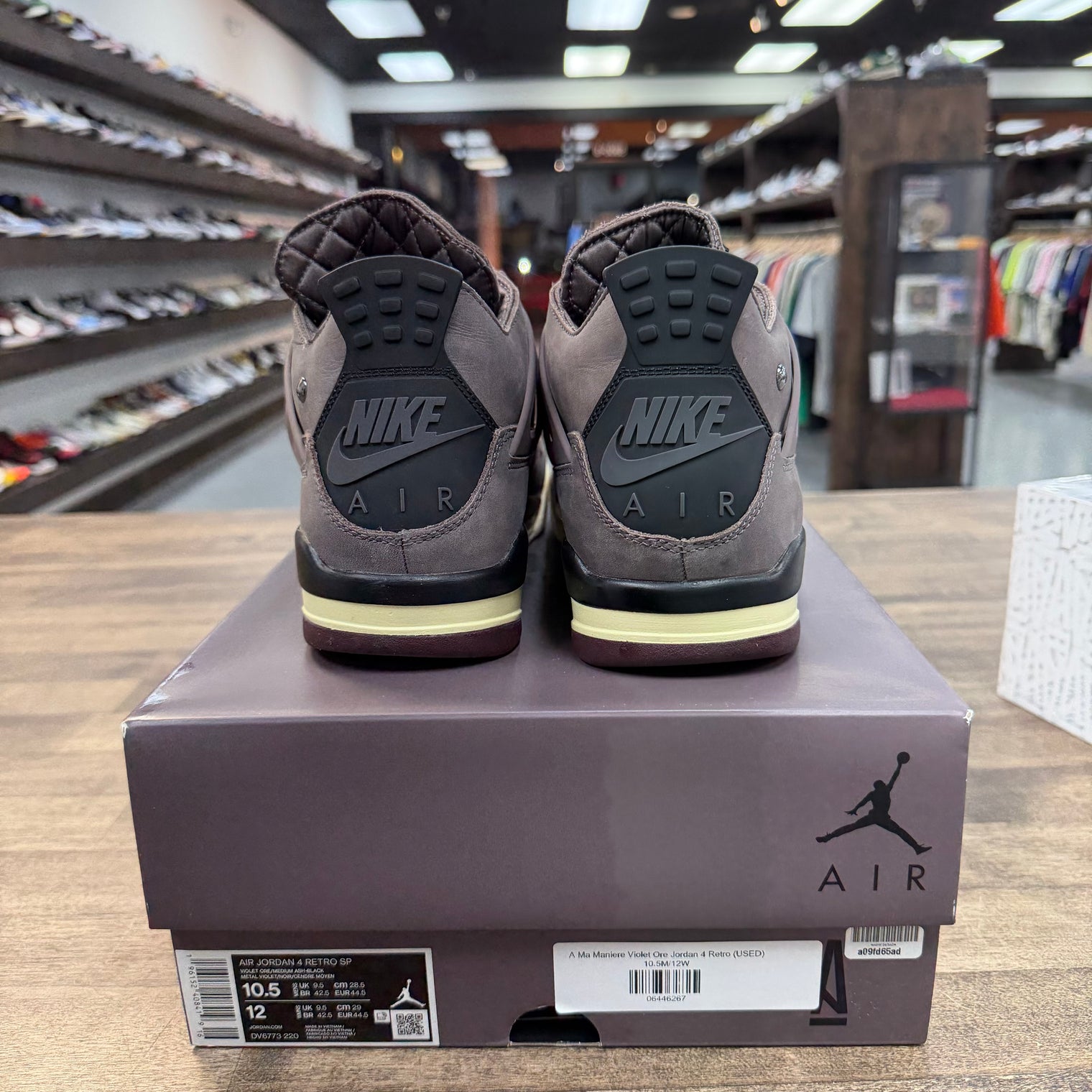 A Ma Maniere Violet Ore Jordan 4 Retro (USED)