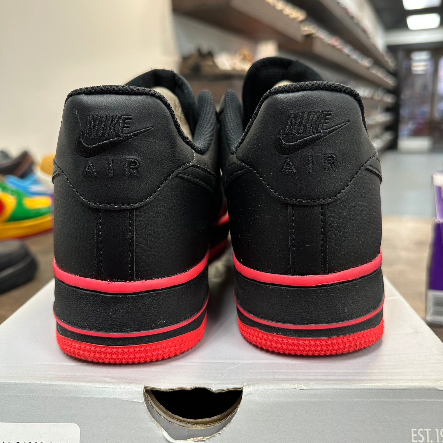 Black Laser Crimson Nike Air Force 1 Bold Air (USED)