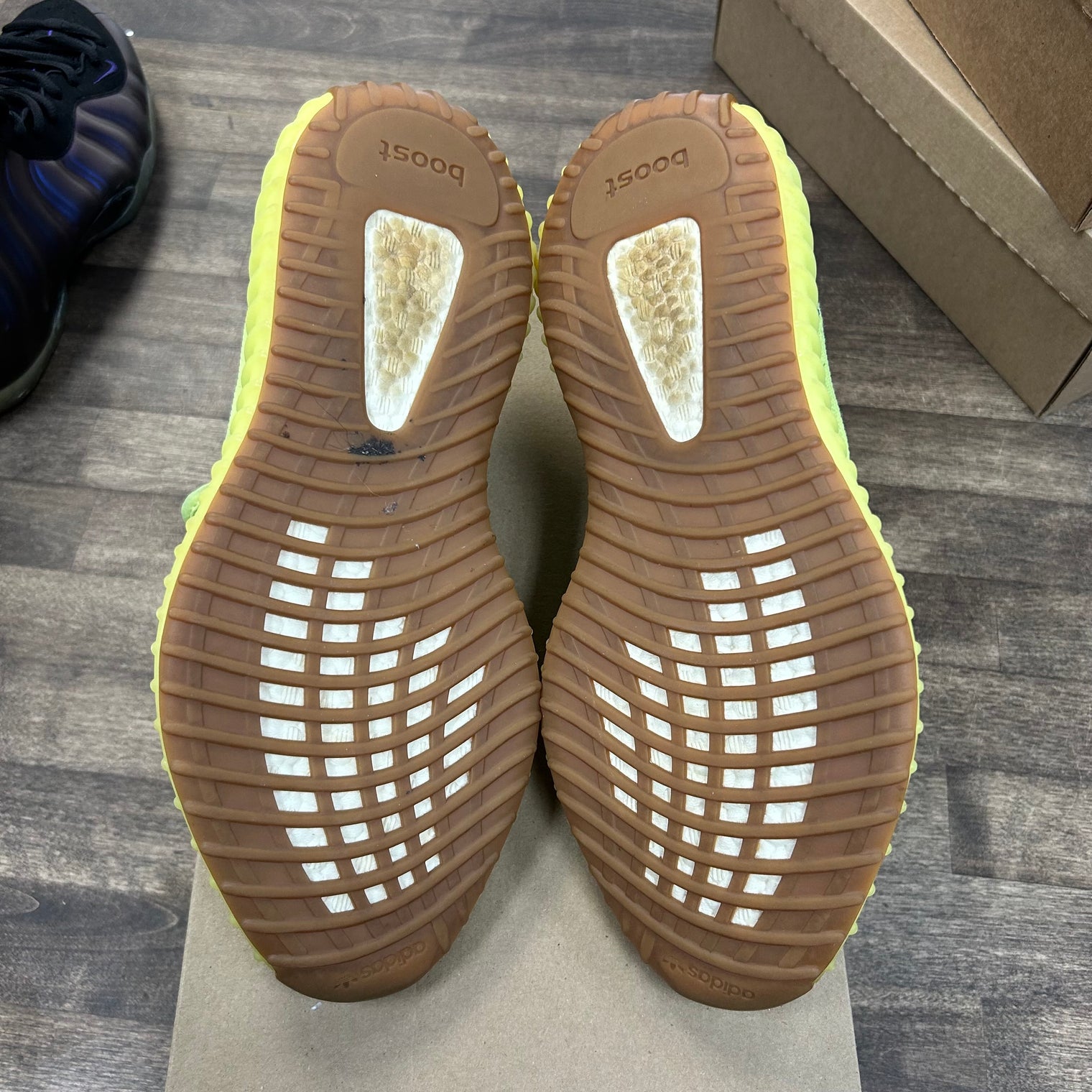 Semi Frozen Yellow Yeezy 350 (USED, No Box)