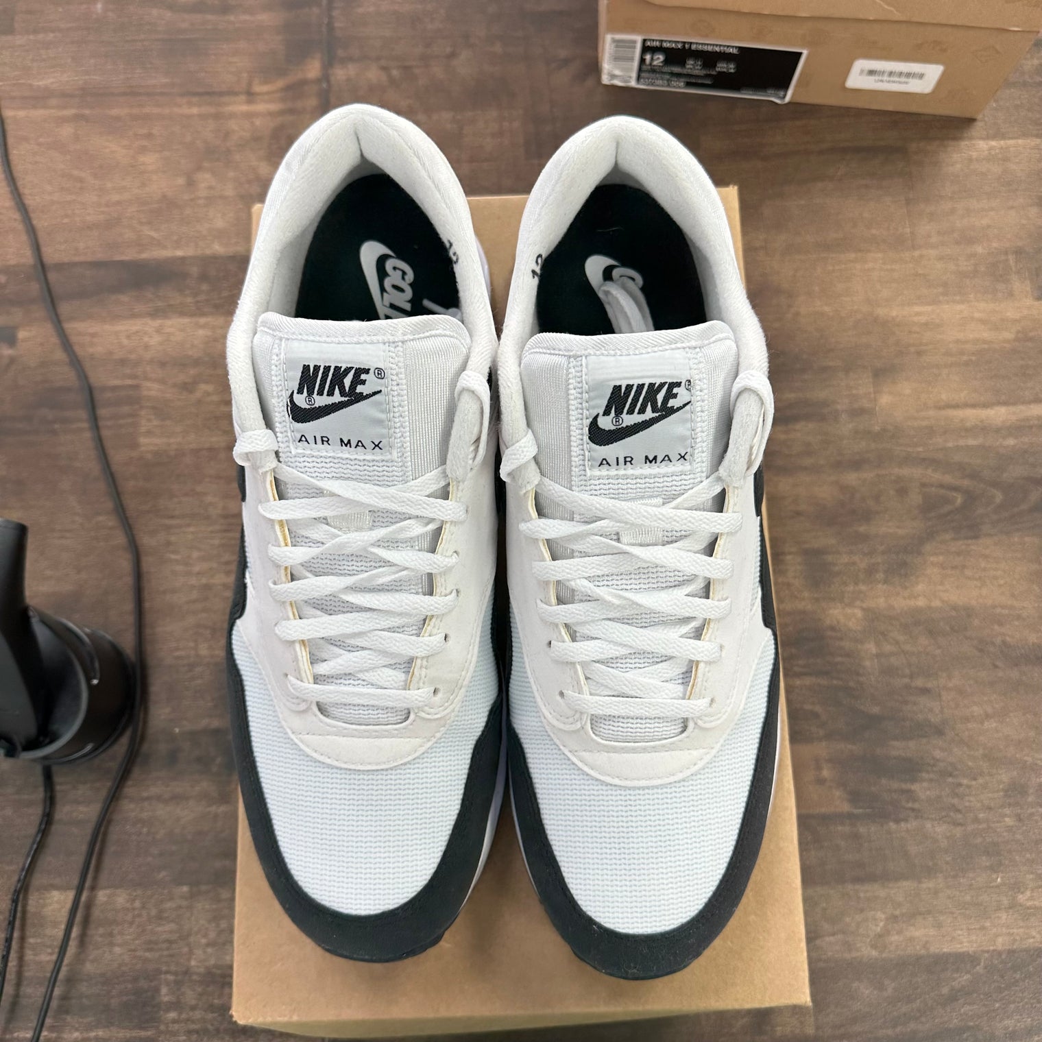 White Black Nike Air Max 1 86 OG Golf (USED, No Box)