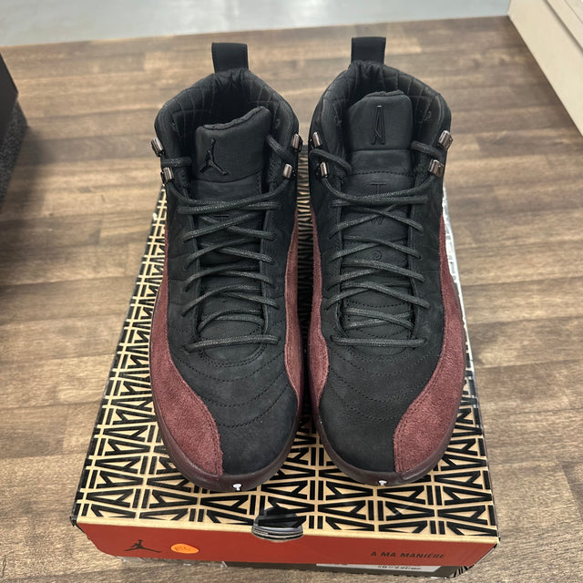 A Ma Maniere Black Jordan 12 Retro (W) (USED)