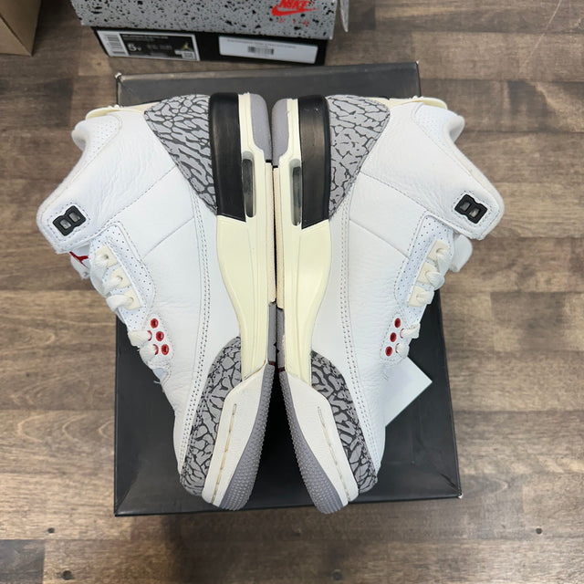 White Cement Reimagined Jordan 3 Retro (GS) (USED)