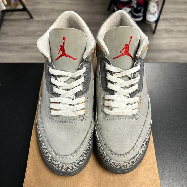 Cool Grey Jordan 3 (USED;NO BOX)