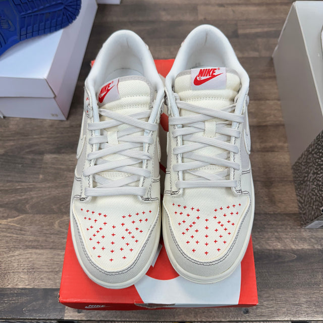 Light Orewood Brown Sashiko Dunk Low (USED, Replacement Box)