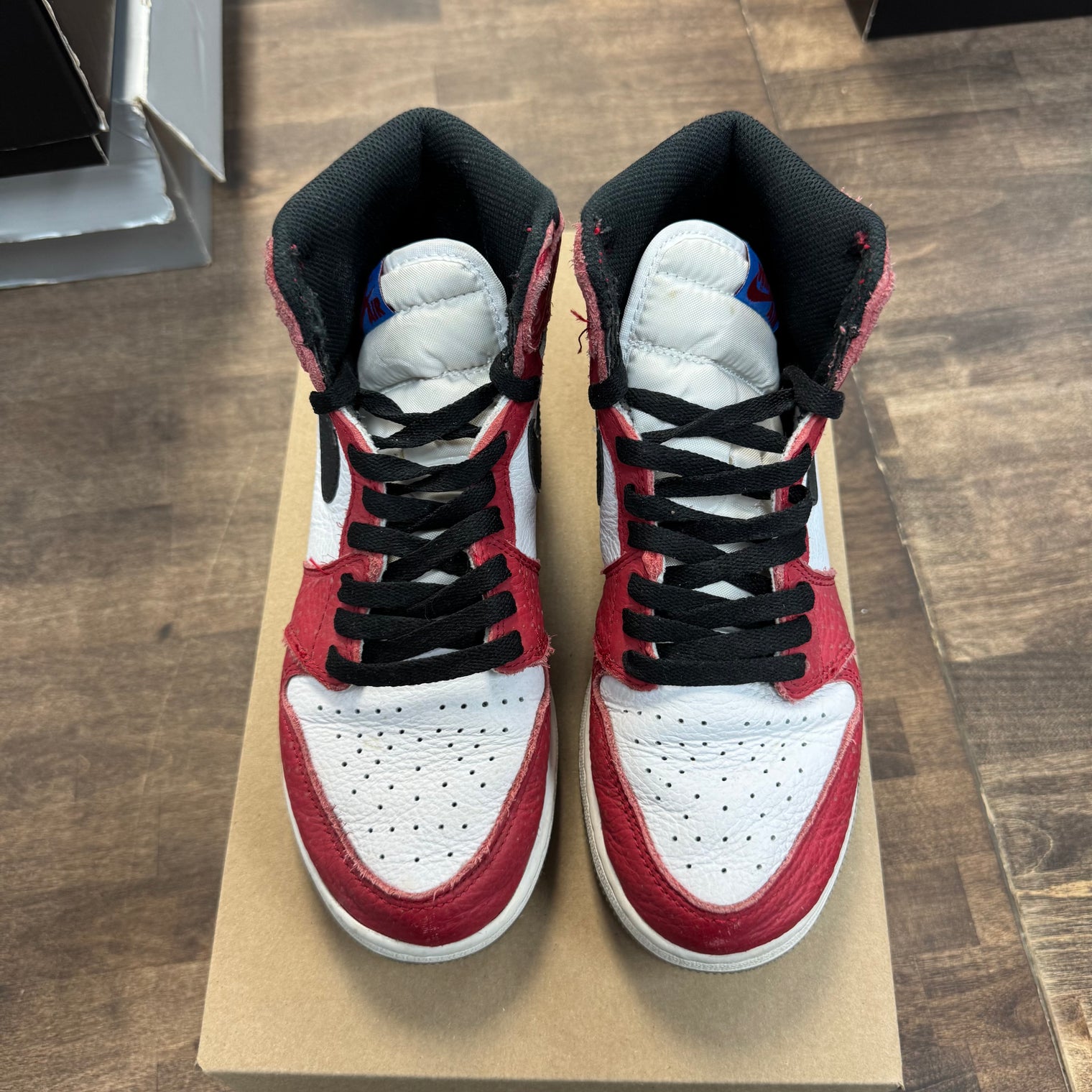 Spider-Man Origin Jordan 1 High (GS) (USED, No Box)