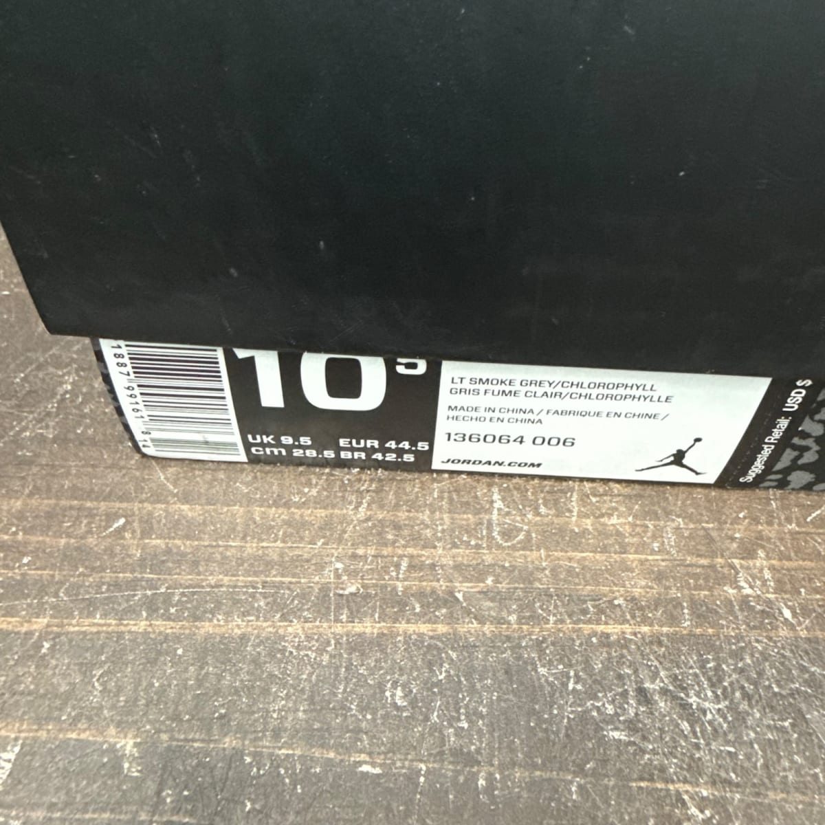 Jordan 3 Retro Chlorophyll Size 10.5 (Pre-Owned) - aux