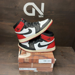Jordan 1 Retro High OG Black Toe Reimagined Size 11.5 (Pre-Owned) - front
