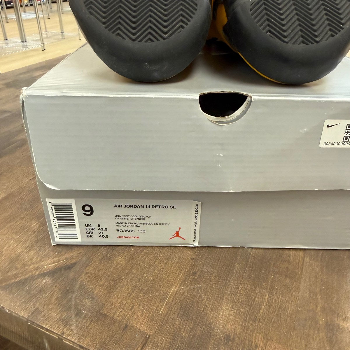 Jordan 14 Retro University Gold - Image 6