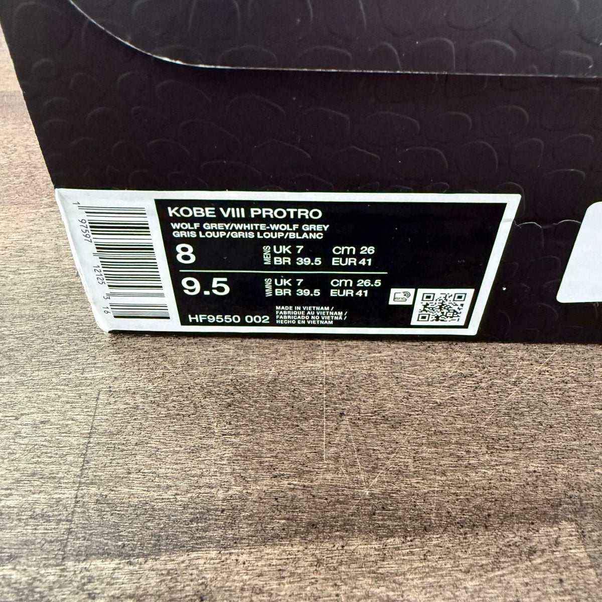 Nike Kobe 8 Protro Wolf Grey - Image 6