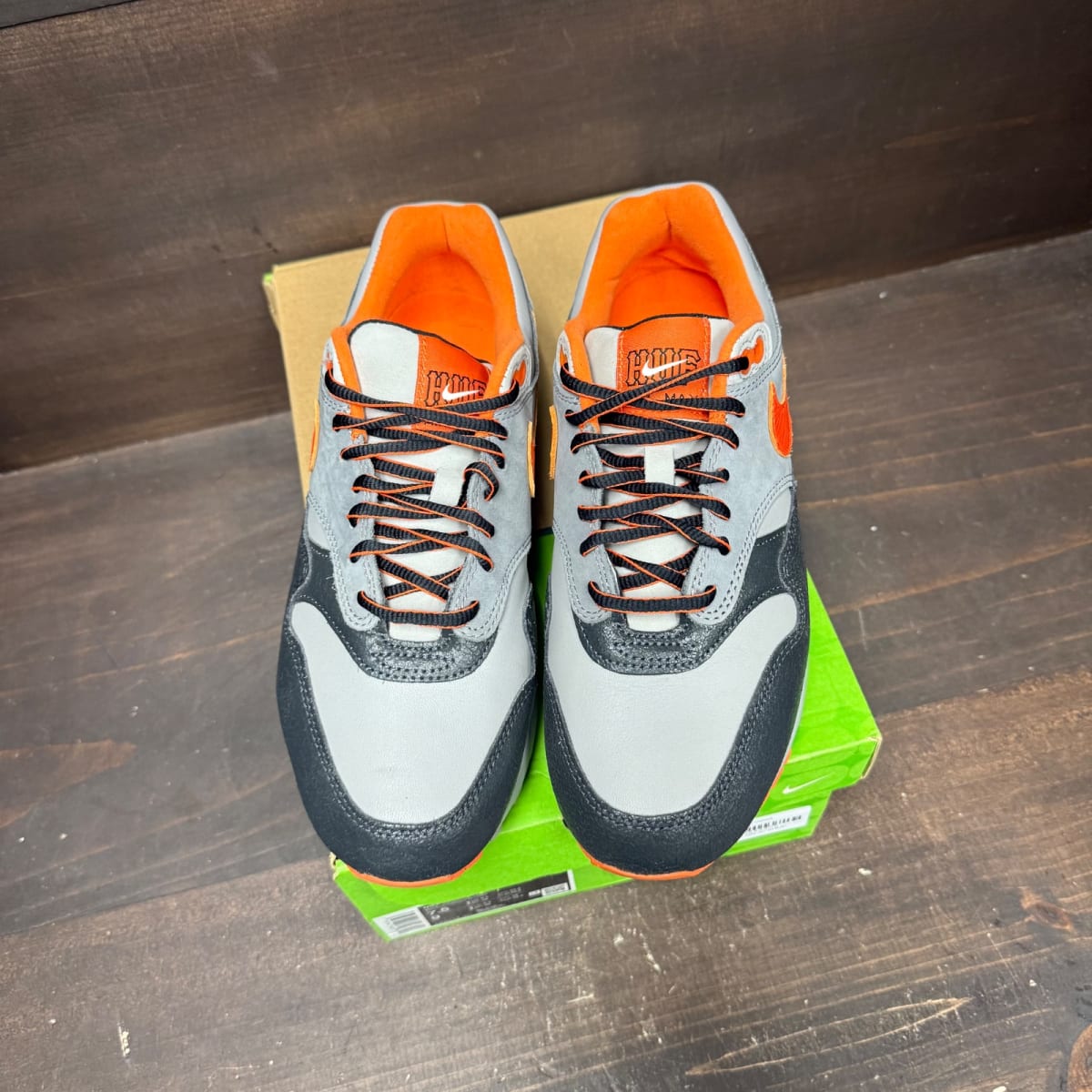 Nike Air Max 1 SP HUF Brilliant Orange Size 7.5 (Pre-Owned) - back