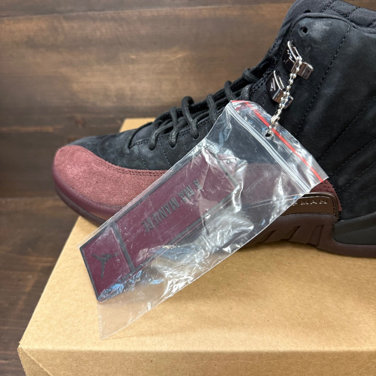 Jordan 12 Retro SP A Ma Maniére Black (Women's) Size 13W (Pre-Owned) - Image 8