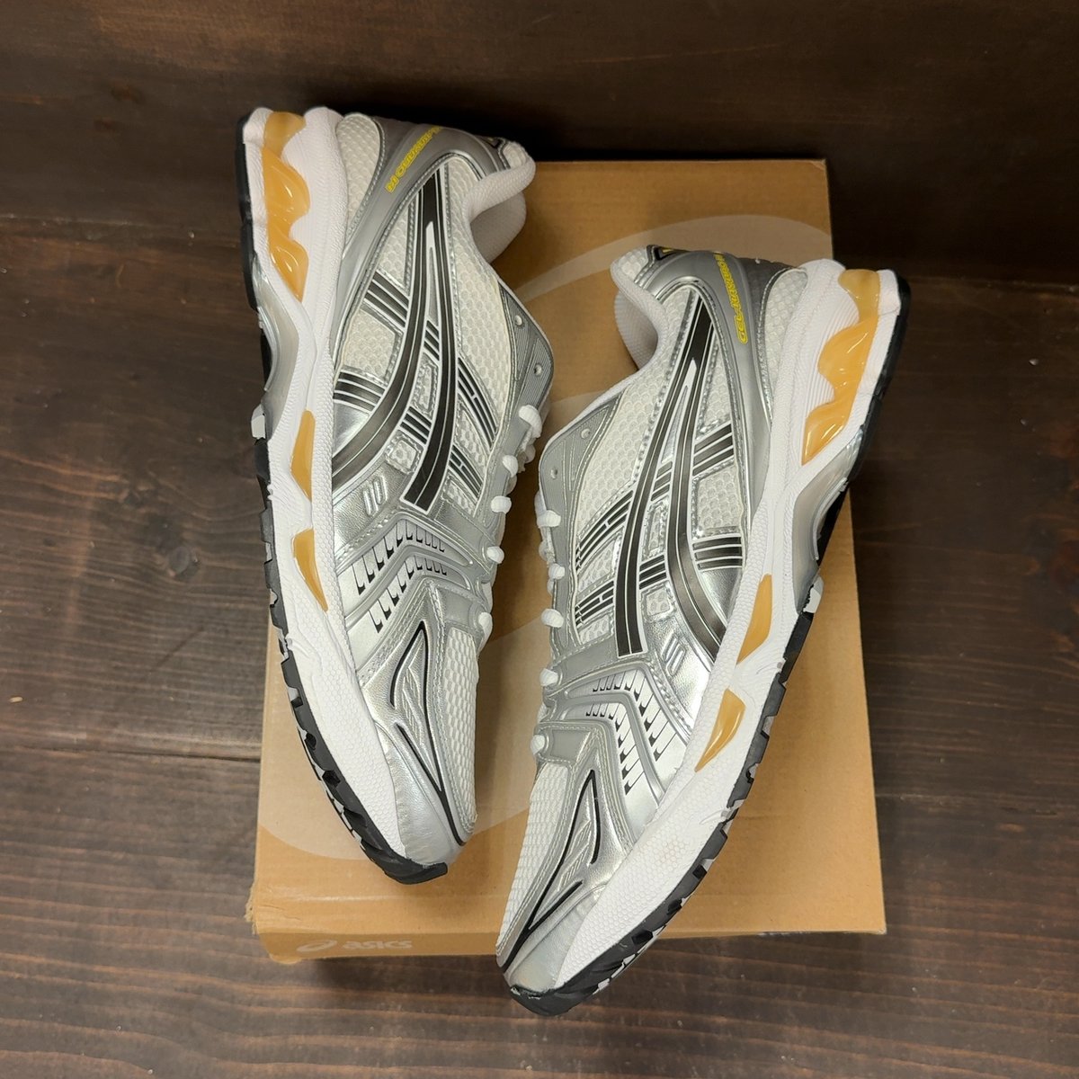 ASICS GEL-Kayano 14 Tai Chi Yellow Size 10.5 (Pre-Owned) - back
