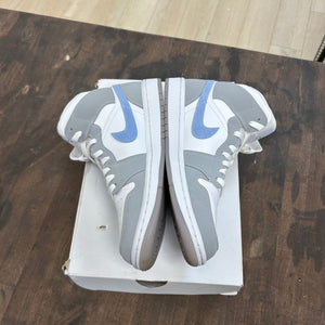 Jordan 1 Mid Wolf Grey Aluminum (Women's) - Image 3