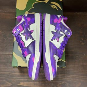 A Bathing Ape Bape SK8 Sta #1 M2 Purple Camo Size 9 (Pre-Owned) - aux
