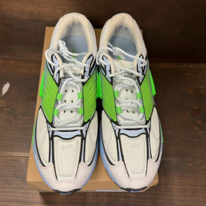 Nike Air Pegasus Wave Football Grey Green Strike Size 12 (Pre-Owned) - tag