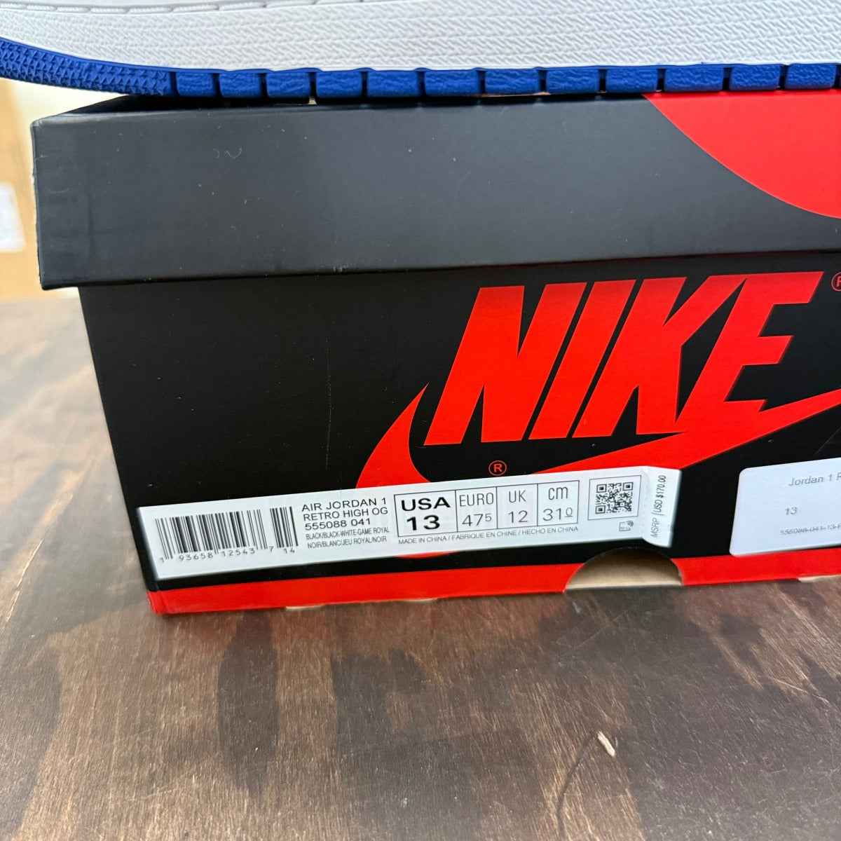 Jordan 1 Retro High Royal Toe - Image 6