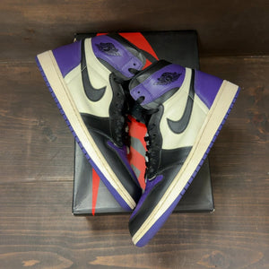 Jordan 1 Retro High Court Purple Size 12 (Pre-Owned) - back