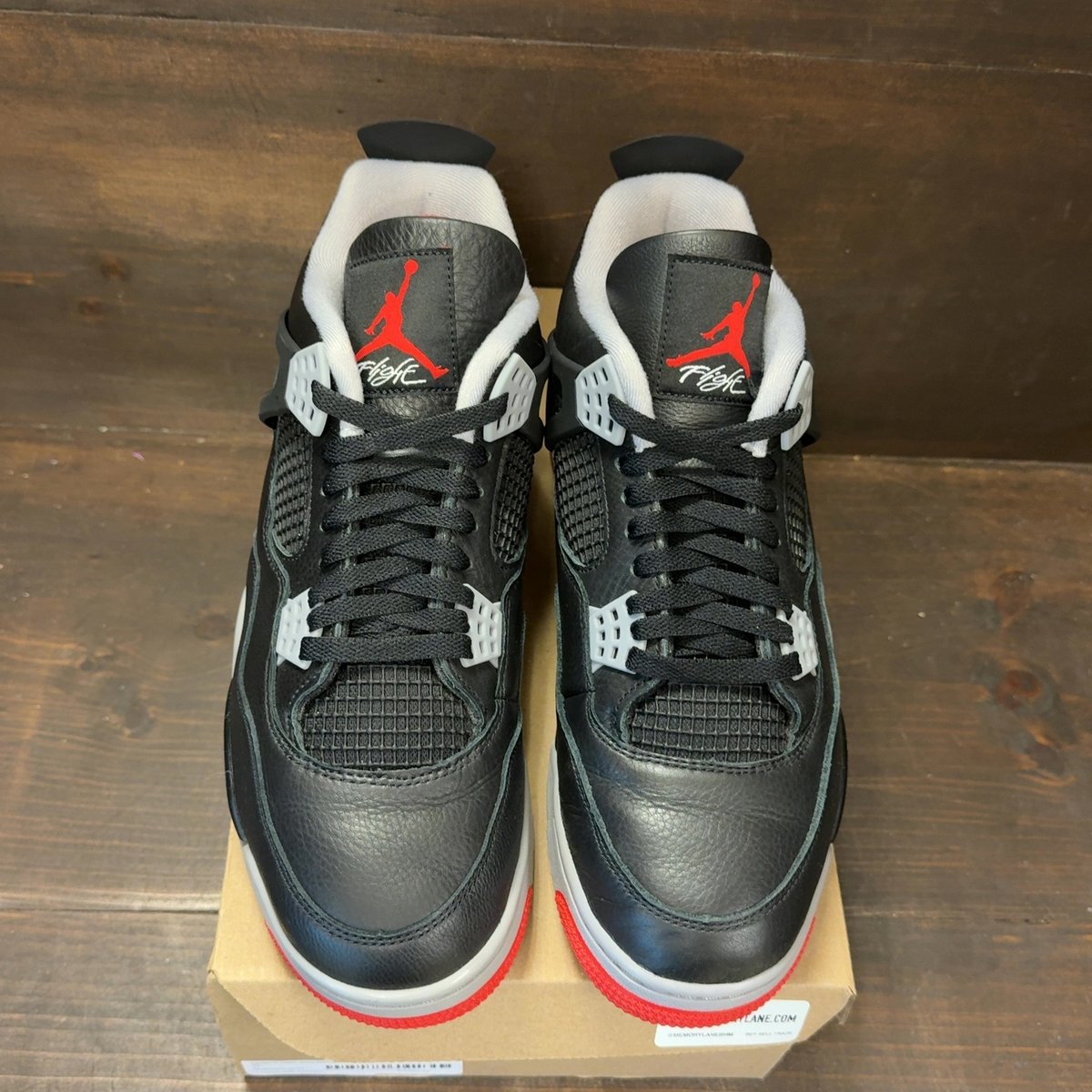 Jordan 4 Retro Bred Reimagined Size 12 (Pre-Owned) - tag