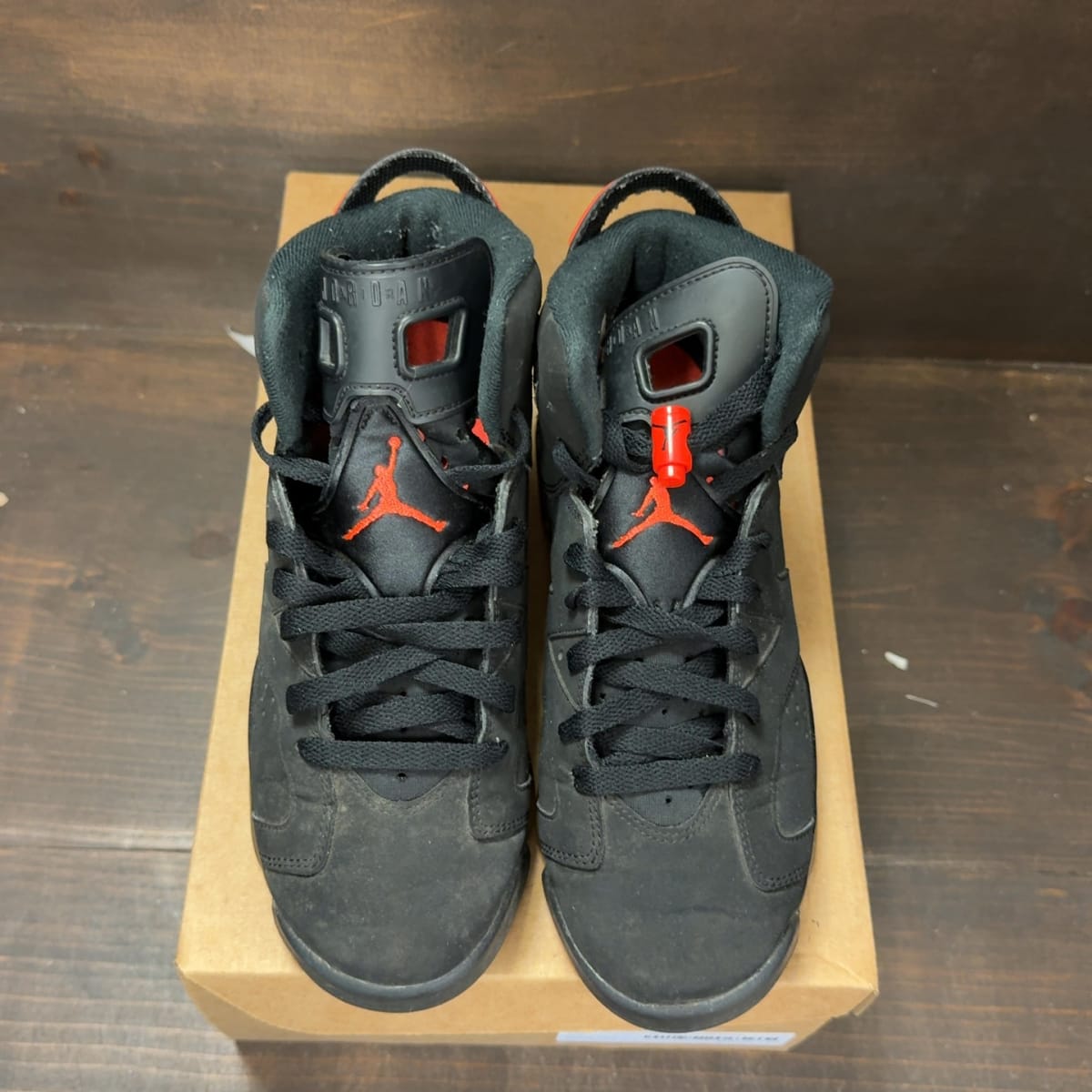 Jordan 4 Retro Infrared (GS) Size 6.5Y (Pre-Owned) - tag
