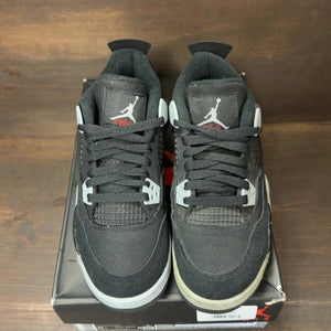 Jordan 4 Retro Black Canvas (GS) Size 5Y (Pre-Owned) - tag