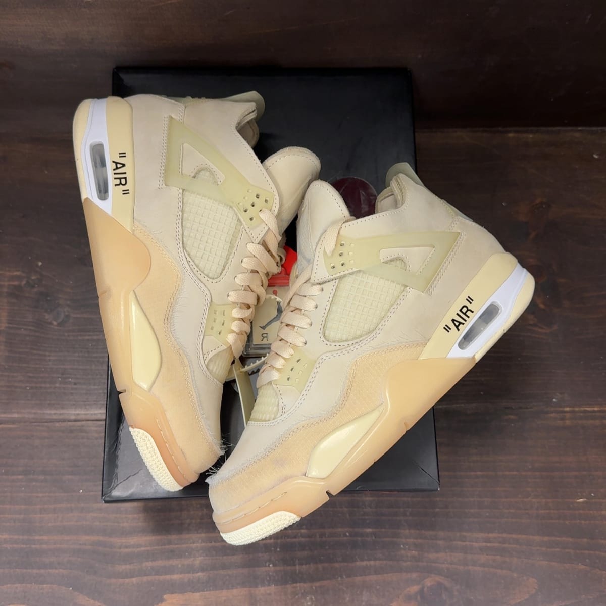 Jordan 4 Retro Off-White Sail (Women's) Size 10W (Pre-Owned) - back