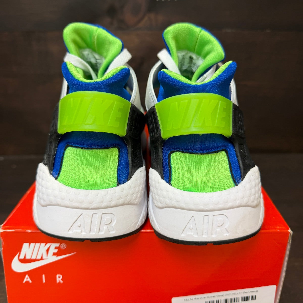 Nike Air Huarache Scream Green (2021) - Image 4
