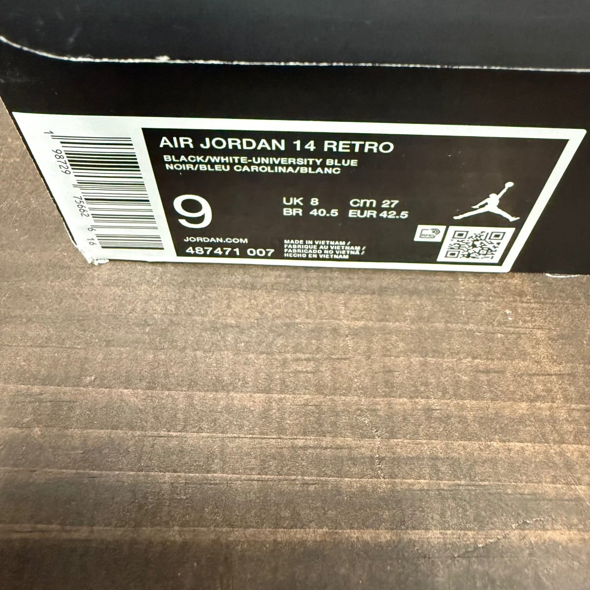 Jordan 14 Retro Black University Blue (2026) - Image 8