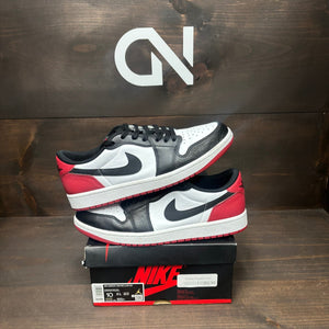 Jordan 1 Retro Low OG Black Toe (2023) Size 10 (Pre-Owned)