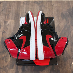 Jordan 1 Retro High OG Patent Bred (GS) - Image 3