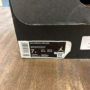 Jordan 1 Mid True Blue Cement (GS) - Image 6
